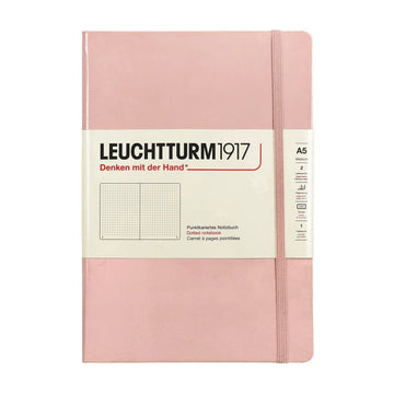 LEUCHURM ハードカバー ミディアム A5 パウダー、ドット ノート 361576 146352390 [P]