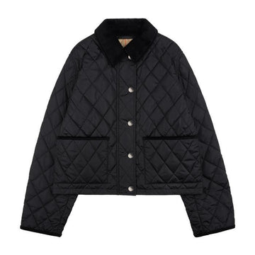 BURBERRY クロップキルティングナイロジャケット 8107465 146352679