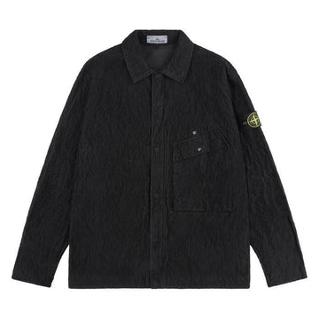 Stone Island Patch Motif Corduroy Shirt 146352701