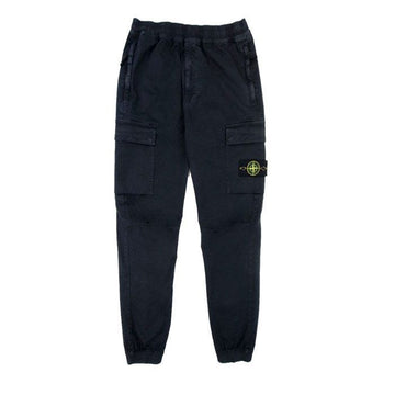 STONE ISLAND オールドエフェクト ワッペン ジョガーパンツ ネイビー 8115313L1 A0120 146356092