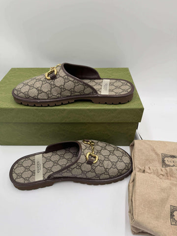 Gucci Horsebit GG Supreme Slide Slipper 7.5 146360703