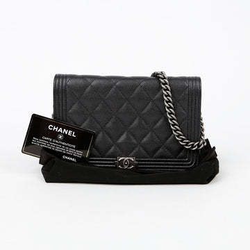 CHANEL AP1117 Caviar Skin Boy WOC Schulter-Crossbody Bag 145682890