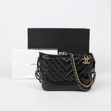 CHANEL A91810 Gabrielle Kleine Hobo Schulter Crossbody Tasche 146235595