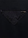 Prada Black Sigmax Triangle Logo Patch Hoodie 146364479 [P]