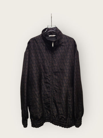 VALENTINO ブラウン アイコノ グラフィ バーラムジャケット 50 146379122