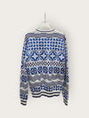 Louis Vuitton Blue Monogram Tile Jacquard Pullover Knit 146387273 [P]