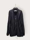 BALENCIAGA ブラックマルチロゴオールオーバーウインドブレーカー 146391061 [P]