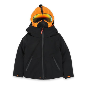 Ai Riders A.I. Riders Kids Nylon Spandex Goggles Hooded Padded Jacket (Black) JK 779R T DNA5 90 146363984