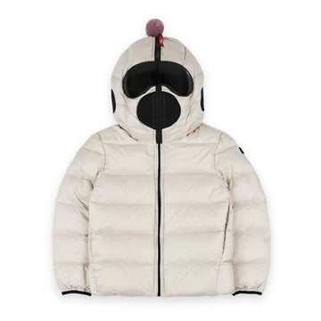 Ai Riders Kids Nylon Goggle Hooded Short Padded Jacket (Moon Gray) JK 794B T KJ5 541 146364129