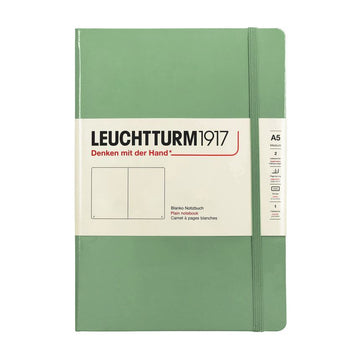 LEUCHURM Hardcover Medium A5 Sage, Blank Notizbuch 146352344 [P]