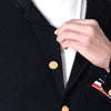 Thom Browne Diagonal Merino Wool Knit Jacket Navy 00014 415 146392029 [P]