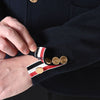 Thom Browne Diagonal Merino Wool Knit Jacket Navy 00014 415 146392029 [P]