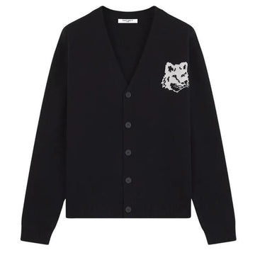 MAISON KITSUNE フォックスヘッド インターシャ コンフォート カーディガン NM00508KM0329-P199 146392995