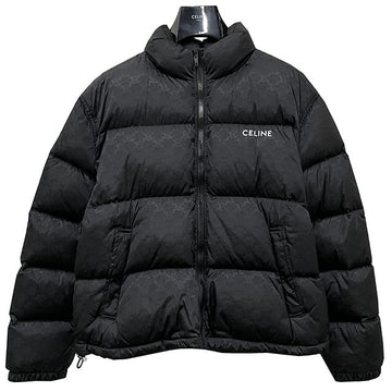 Celine Trionphe Nylon Jacquard Down Padding Jacket 146393254