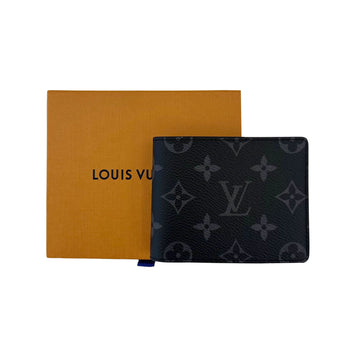 LOUIS VUITTON Eclipse Canvas Monogram Geldbörse M62294 146439406