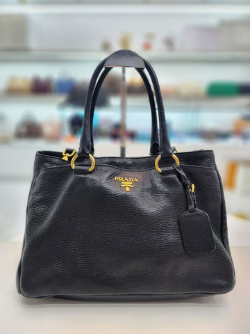 Prada Vitello Daino Tote and Shoulder Bag BR4393 146445362