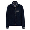 LOUIS VUITTON Lederschild Fleece Bomberjacke 25FW 1AGLXM 146452954 [P]