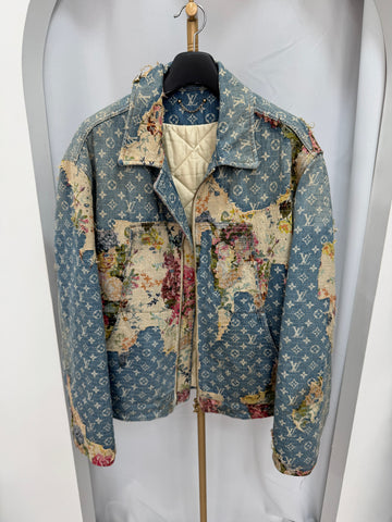 LOUIS VUITTON ディストロイド ワークウェア デニムジャケット 52 146461039