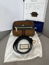 GUCCI 新品同様 GG オフィディア スウェード ベルトバッグ 146462108 [P]