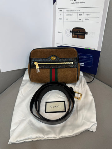 GUCCI GG Ophidia Wildleder Gürteltasche 146462108