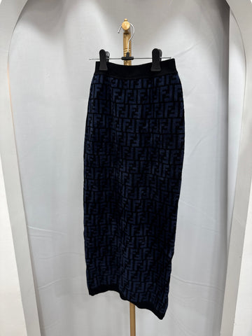 Fendi FF Monogram Knit Skirt 40 146463891
