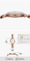 FOSSIL ES5330 (Carlie) Damen Metallarmbanduhr 144732589 [P]