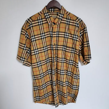 Burberry XL Checked Short Sleeve Shirt 8002927 146689270