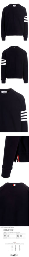 THOM BROWNE Diagonal Waffle Strickpullover Marineblau 06452 415 48463432 [P]