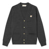 MAISON KITSUNE フォックス ヘッド Vネック カーディガン H190 GU00542KT1036 43689143 [P]
