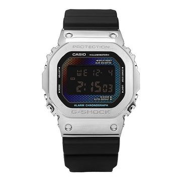 G-SHOCK GM-5600RW-1DR (GM-5600RW-1) 5600 Serie Digitaler Quadrat Sport Militär Regenbogen Ziegel Herren Uhren aus Urethan 146711859
