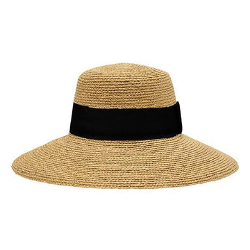 Helen Kaminski Estone Natural Black Boater Hat Bucket Hat HAT51545 NTBK 146713516