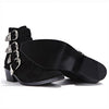 Toga Pulla AJ006 SUEDE BLACK Women's Buckle Ankle Boots 146725187 [P]