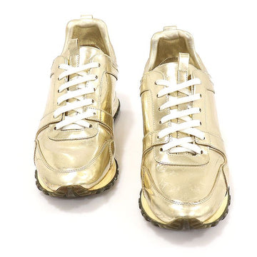 Louis Vuitton Metallic Gold Run Away Women's Sneakers 37 CO28105LV 146726920