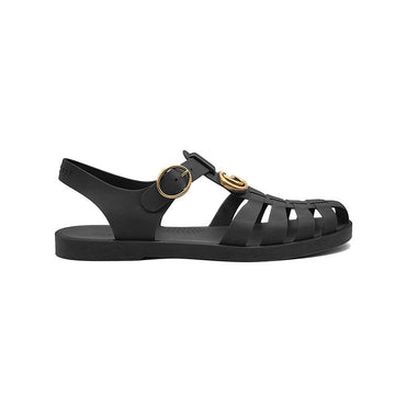GUCCI ラバー バックル ストラップ サンダル (463463) 146729479