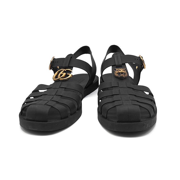 Gucci Rubber Buckle Strap Sandals (463463) L177481 146729479 [P