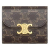 CELINE Klein Trionf Flap Geldbörse - Trionf Canvas 10D782CQH04LU 96209479 [P]