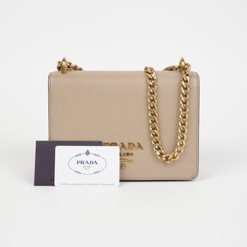 Prada 1BD133 Metal Logo Chain Shoulder Crossbody Bag 146261591
