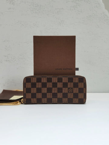 LOUIS VUITTON Damier Caniman Ébène lange Brieftasche N60534 146731814