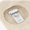 Ganni Logo Patch Structured Beret 144592140 [P]