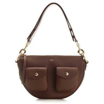 CELINE Multitasche Schultertasche Kastanie 118043 FDU 18CH 143623550