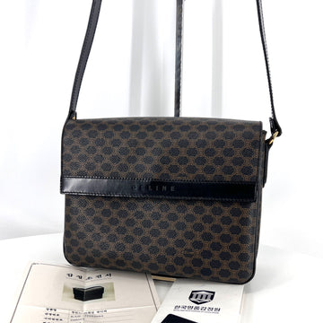 Celine Macadam Shoulder Bag & Crossbody Bag Black 146827017