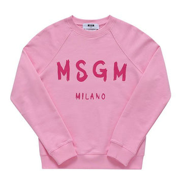 MSGM ブラシ仕上げロゴ レディース スウェットシャツ 3541MDM513 237799 12 144594081