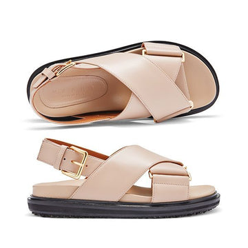 MARNI Criscross Sandalen in Desert Beige P3614 0T714 144648517