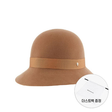 Helen Kaminski Etta Camel Ribbon Round Cloche Bucket Hat HAT51532 CA 144699066