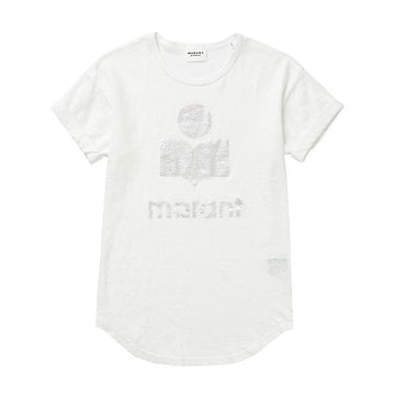 ISABEL MARANT KOLDI Damen Leinen Kurzarmshirt 20WH 144702051 [P]