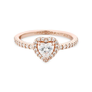 PANDORA Elevated Heart Rose Ring Klar 188421C02 144702323