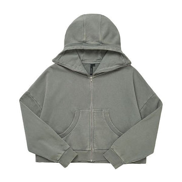 ENTIRE STUDIOS ES2106RH (FULL ZIP RHINO) ヘビー 共用 フード ジップアップ 144730037