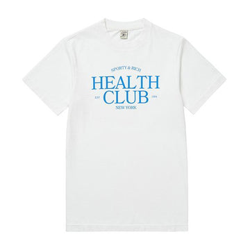 SPORTY & RICH TS855WH Sr ヘルスクラブ 公用 半袖Tシャツ 144731220