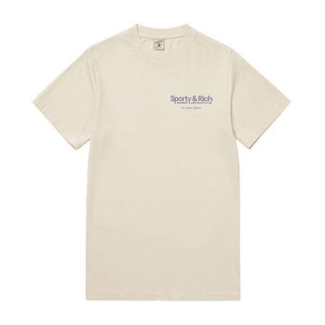 SPORTY & RICH TS854CR Club Unisex Short Sleeve T-Shirt 144731228