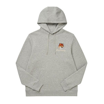 Barbour MOL GY52 Maison Kitsuné Fox Head Mens Hooded Sweatshirt MOL0569 144591881